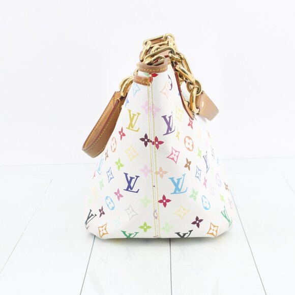 ＬＯＵＩＳ　ＶＵＩＴＴＯＮ Annie MM blanc multicolor Murakami - Picture 3 of 9